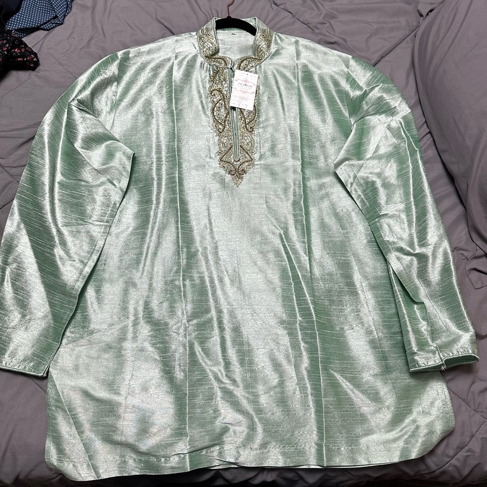 Elegant Green Men's Kurta